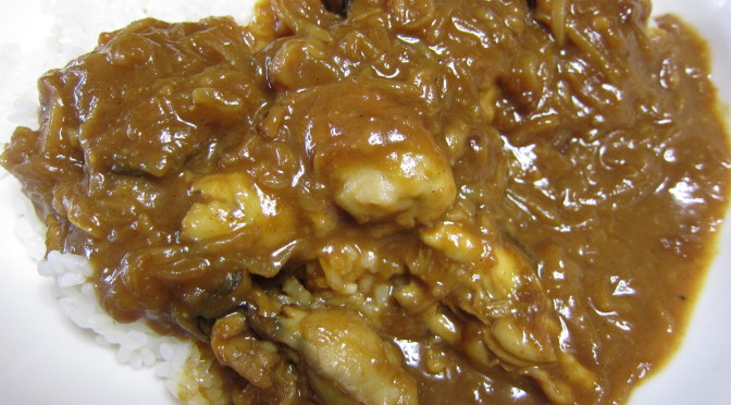 自作牡蠣カレー
